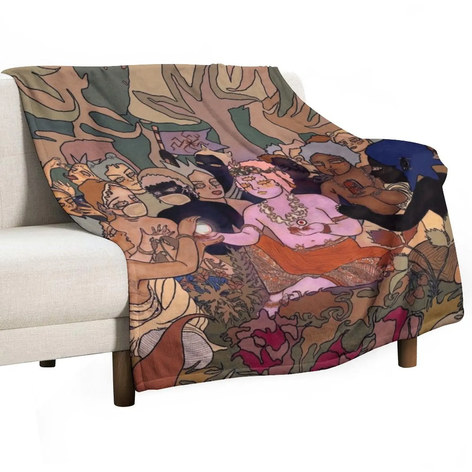 post human survival horror Throw Blanket Sofa Summer Beddings Decorative Sofa Baby Fashion Sofas Sofa Throw Blankets