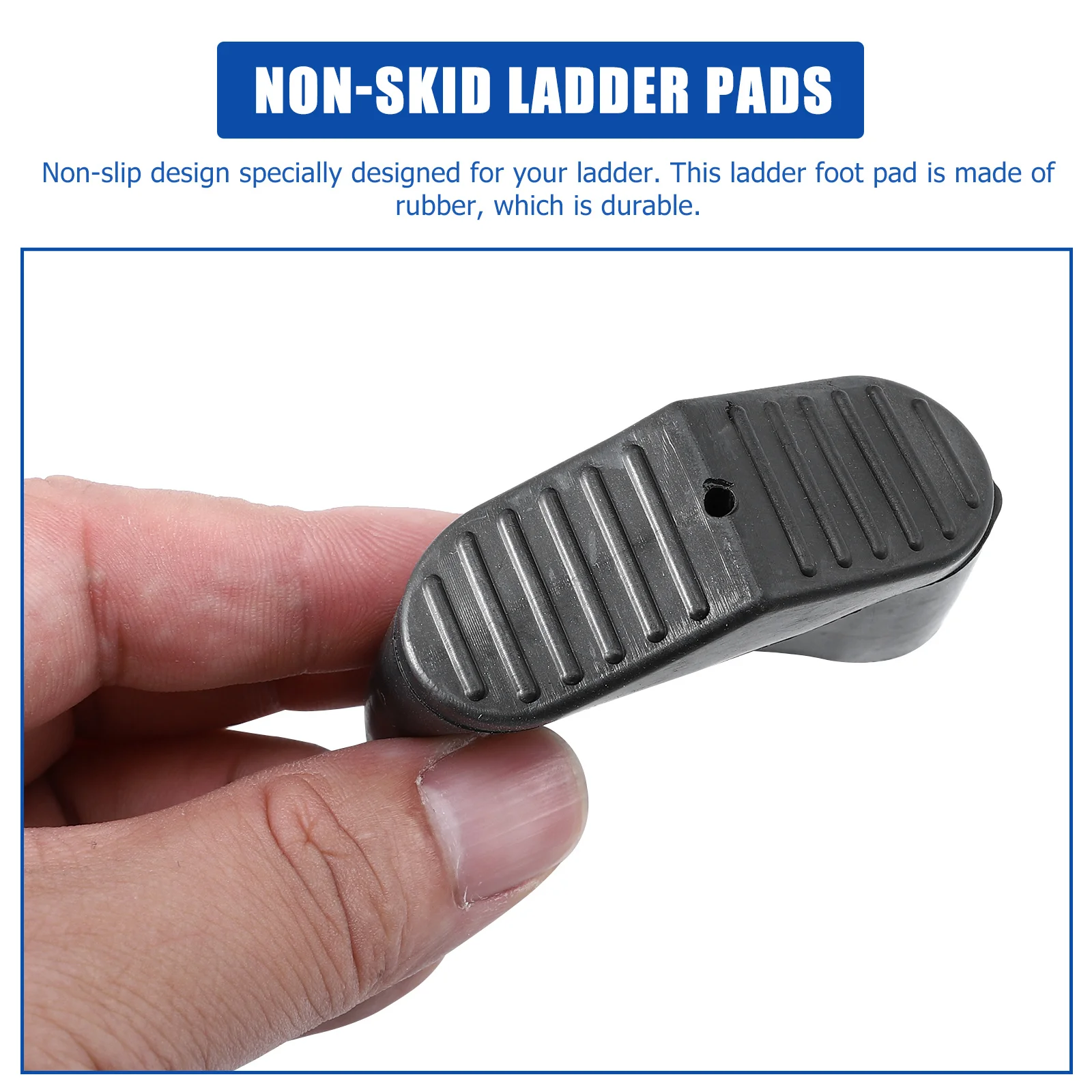 

4Pcs Telescopic Ladder Feet Protectors Non-Slip Rubber Pads Multifunctional Foldable Ladder Safety Covers Anti-Skid Floor