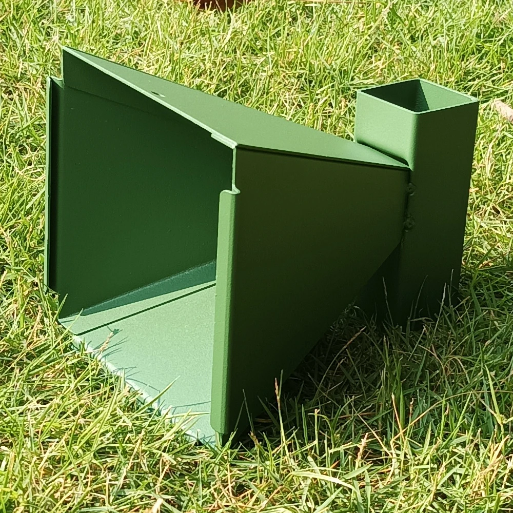 Green Metal Pellet Trap Funnel-shape with 20 Counts Paper Targets Small 5.50 inch 14 cm