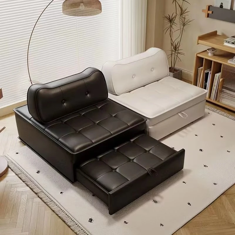 

Modern Luxury Retractable Sofa Bed Soft Metal Frame