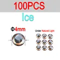 Hielo de 4 mm, 100 unidades