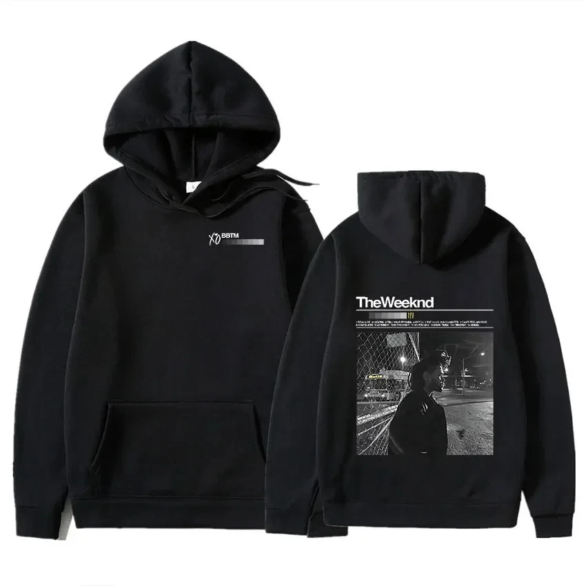 Sudadera con capucha de algodón para hombre y mujer, jersey de Hip Hop, Rock, cantante de The Weeknd