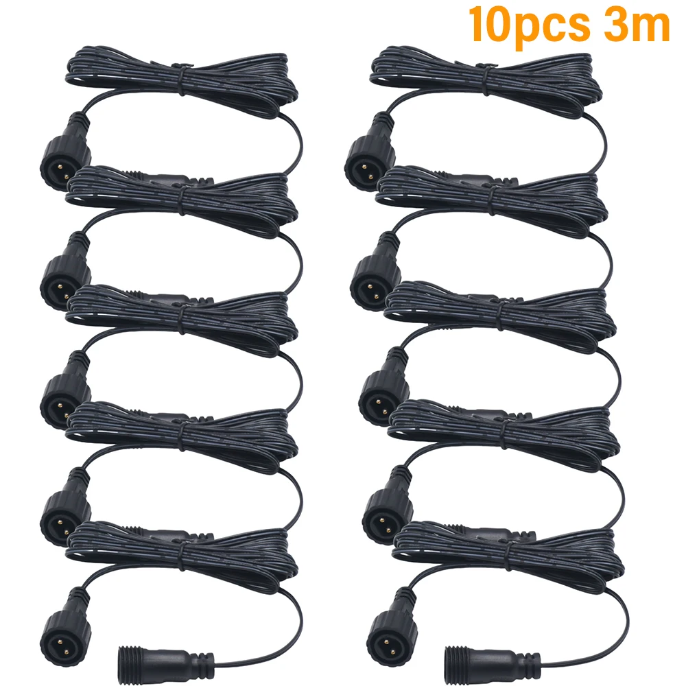 Solarpanel-Box-Controller, 24 V, wasserdicht, mit 8 Blitzmodi, Kabel, 2-poliger Stecker auf Buchse, LED-Lichterkette, Outdoor-Dekoration – Detail 28
