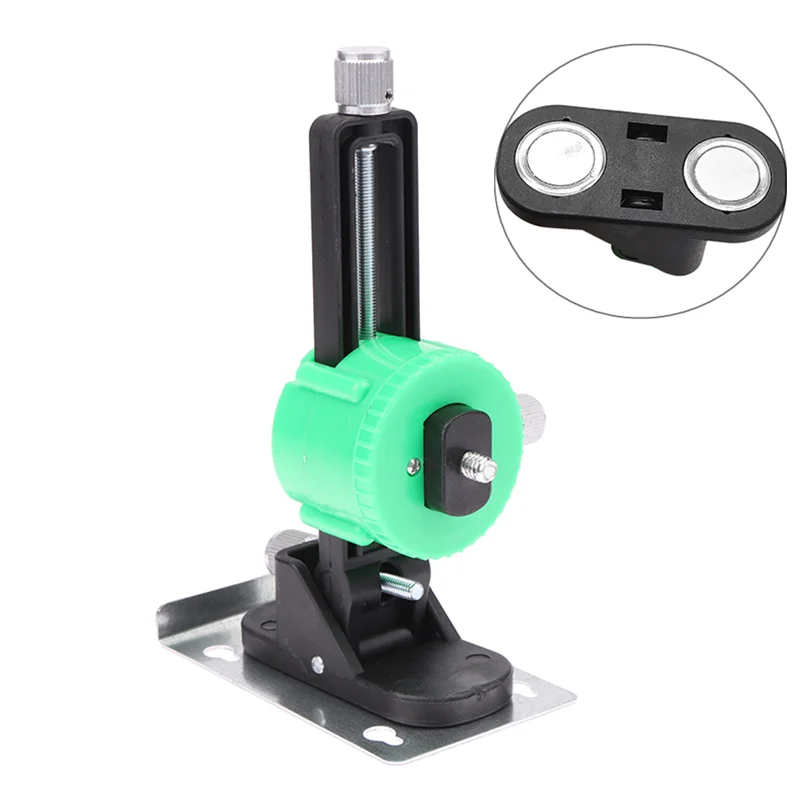 Laser Level Wall Bracket Wall-mounted Bracket For Laser Levels 1/4\'\' Thread Hanging Bracket Holder Level Wall Magnetic Bracket