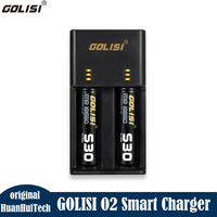 Original Golisi O2 Charger Quick Charging Li-ion Battery Charger For 18350 18650 26650 Battery USB Outlet 2-Slots