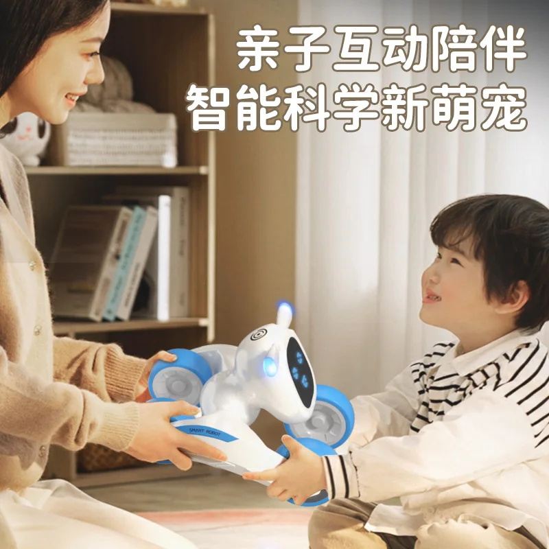 Robot sonore coule à induction intelligente pour enfants, jouet télécommandé, musique électronique, animal de compagnie mignon, machine transfrontalière, nouveau