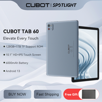 Cubot TAB 60, 2024 New Tablet, Android 13, Octa-Core, 8GB RAM(4GB+4GB), 128GB ROM, 10.1\