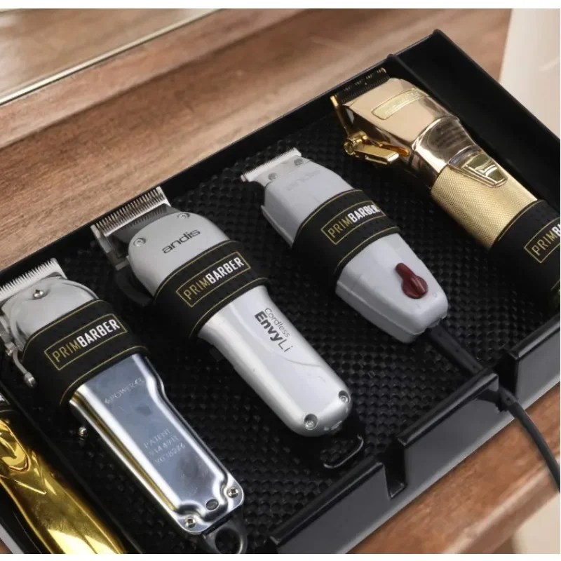 5Pcs/Set Pro Barber Trimmer Grip Rubber Hair Clipper Anti Slide Design Hair Trimmer for Men Hair Clipper Grip Holder Tool