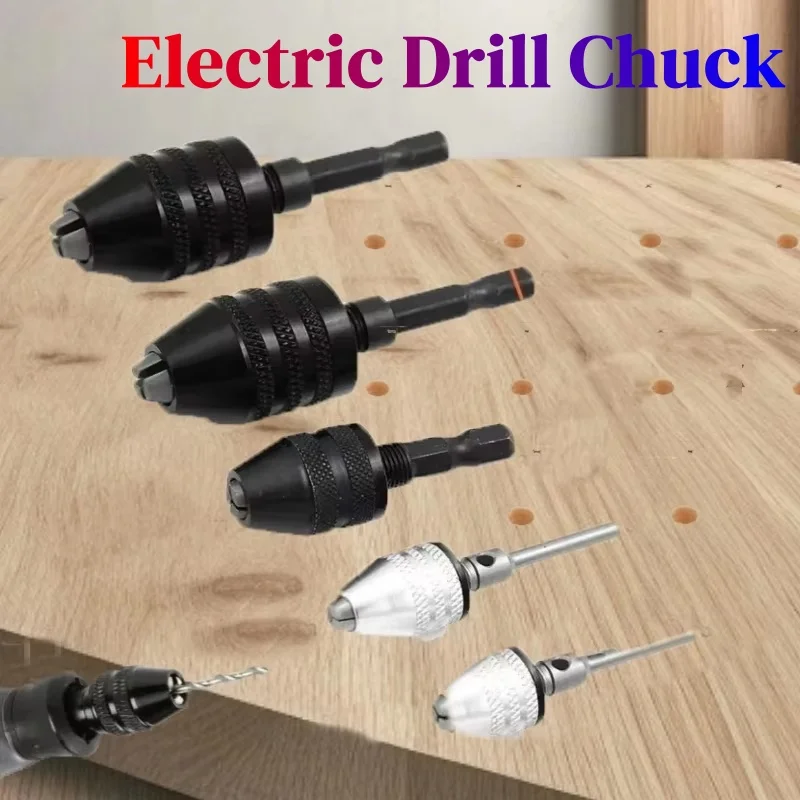 Electric Mill Drill Chuck 0.3-8.0mm Quick Change Small Chuck Hexagonal Handle Three Jaw Twists Drill Chuck Quick Change  Drill