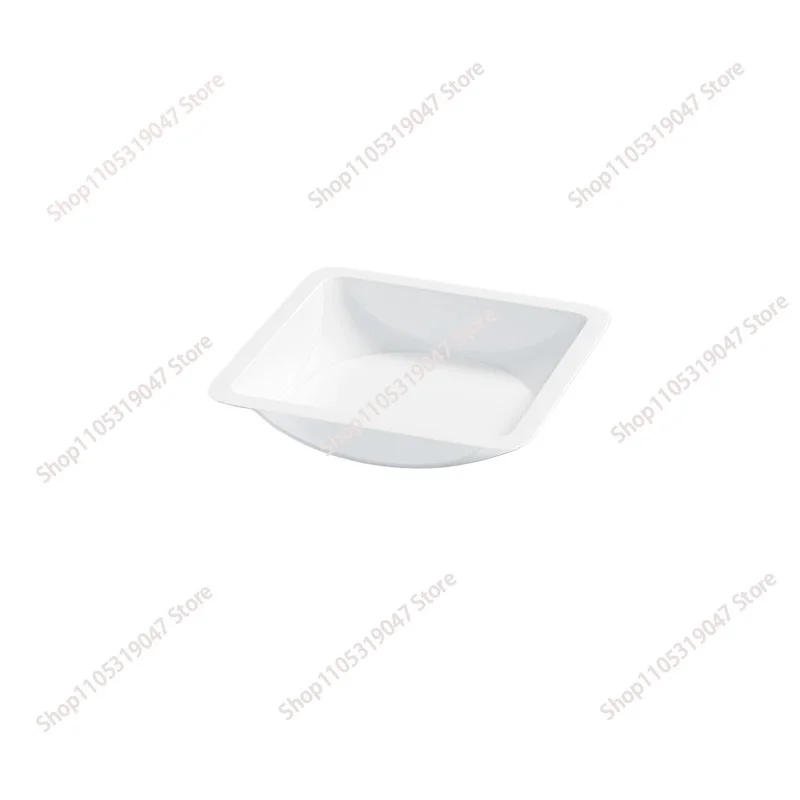 Square Weighing Dish 7ml100ml330ml Antistatic , Polystyrene Semi-transparent Weighing Tray