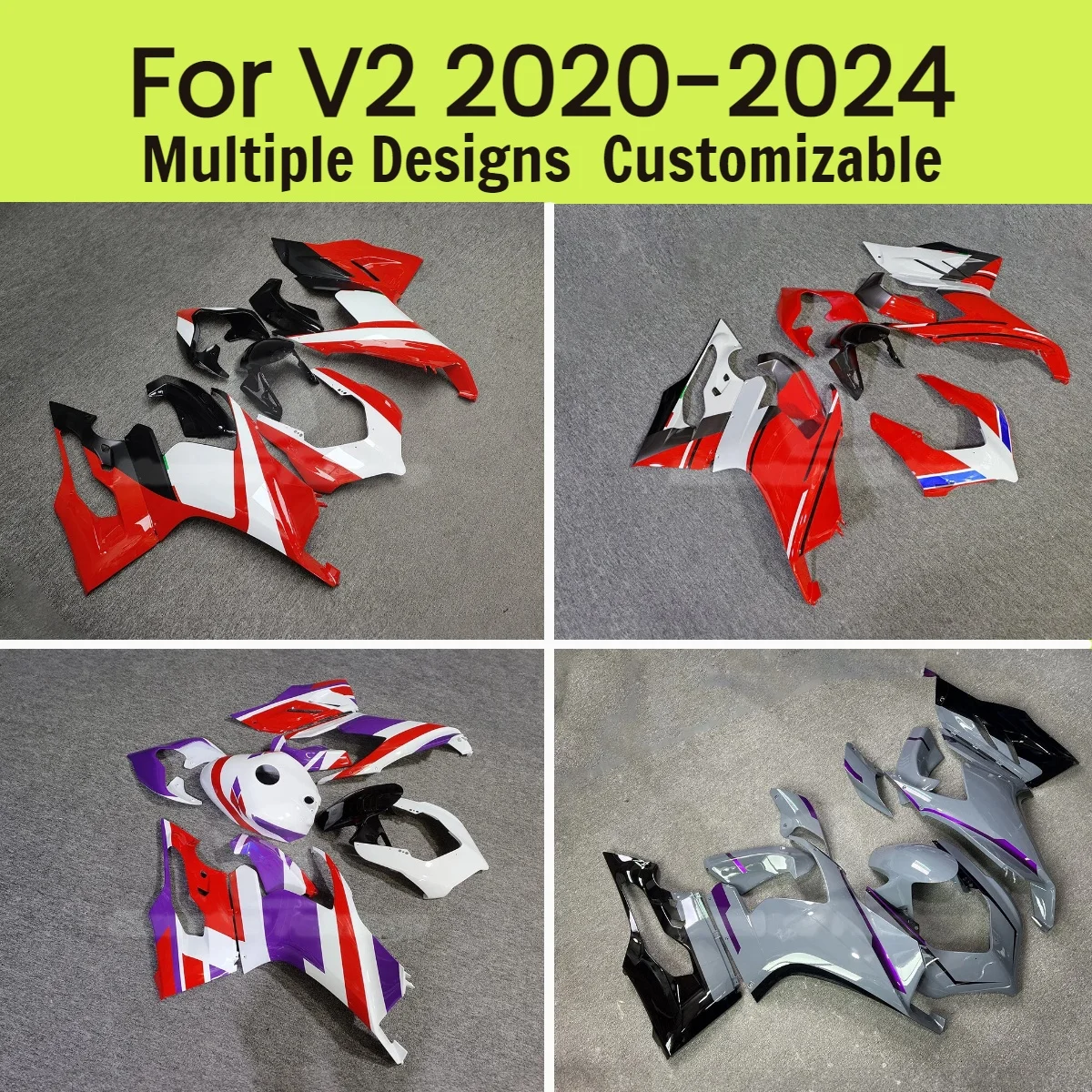 

For DUCATI Panigale V2 2020-2024 Fairings Motorcycle Set V 2 20-24 ABS Cowling Injection Aftermarket Fairing Kit