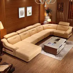 Linlamlim Premium Italian Genuine Leather Sofa Set Big Sectional Couch Living Room Sofas With Adjustable Headrest Home Furniture