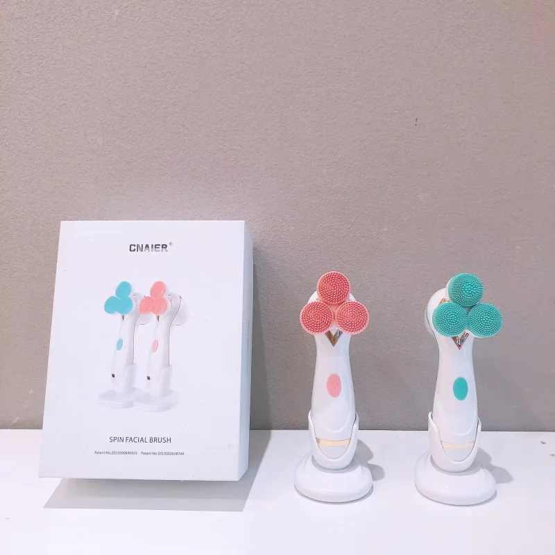 جديد سيليكون جهاز تنظيف الوجه منظف المسام غسالة كهربائية قابلة للشحن تدليك المنزل غسل الوجه مقاوم للماء خاص #5