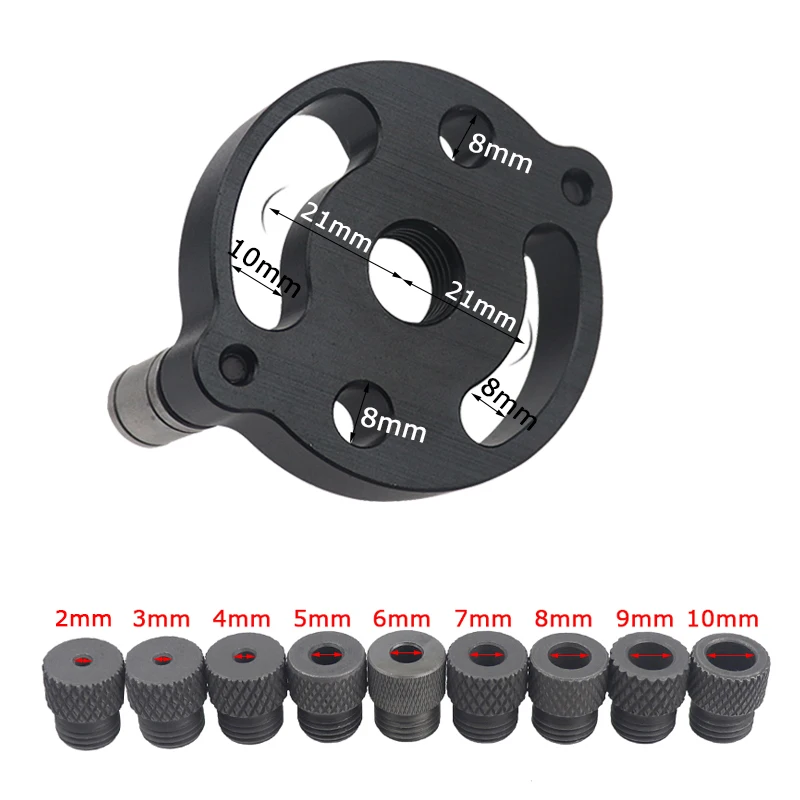 2-10mm Vertical Doweling Jig Self-centering Drill Guide Locator Woodworking Hole Puncher or DIY Furniture Connection Tools