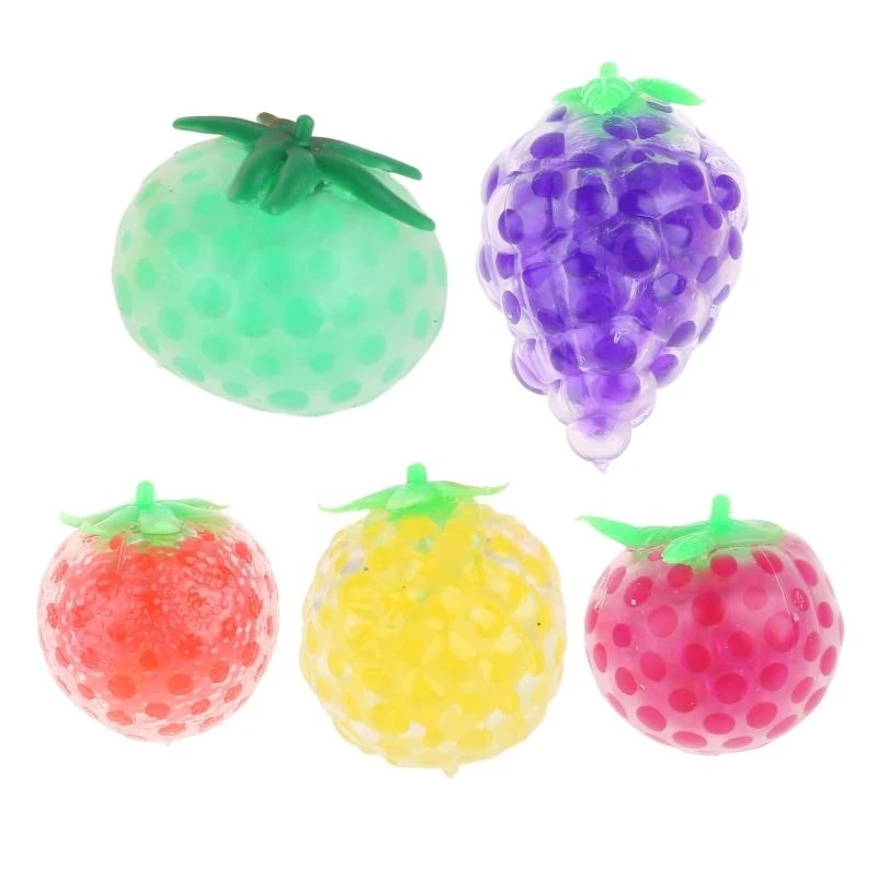 76HF Squeeze Fruits Ball Decompression Toy