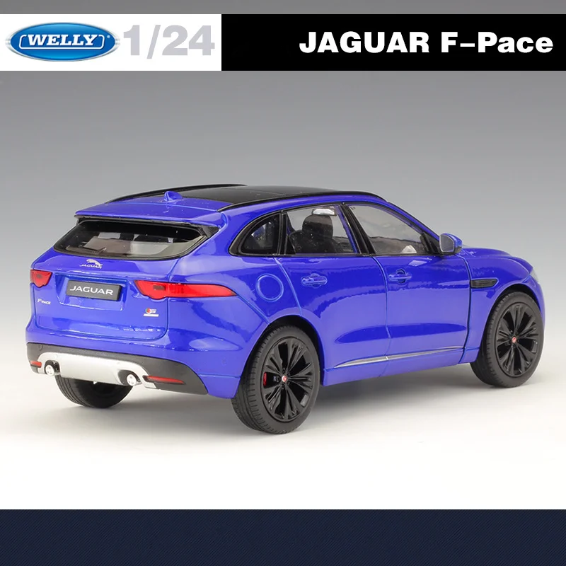 Welly 1:24 JAGUAR F-Pace SUV Alloy Car Model Diecasts Metal Off-road Vehicles Car Model Simulation Collection Childrens Toy Gift