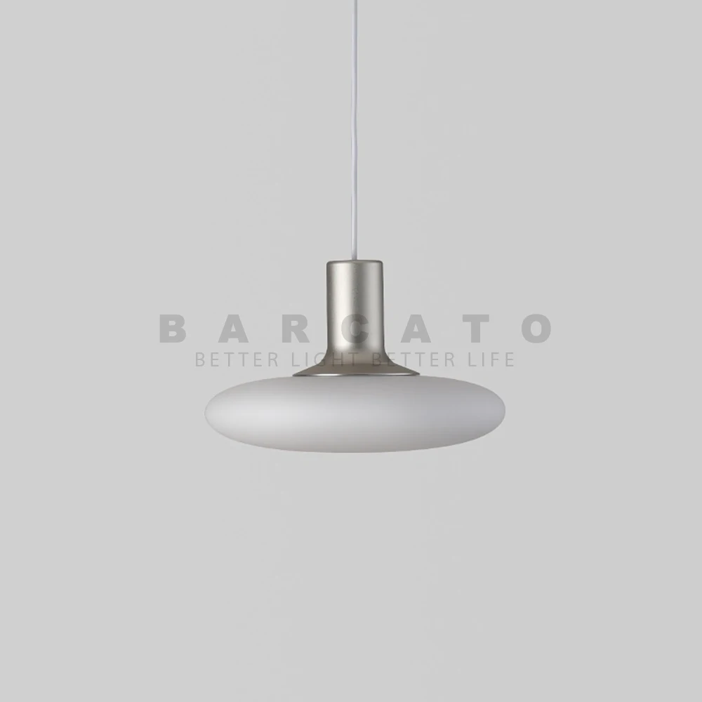 

Silver Aluminum E27 Pendant Light Art Design Chandelier For Dining Kitchen Beside Bar Bedroom Cord Adjustable Hanglamp 110-220V