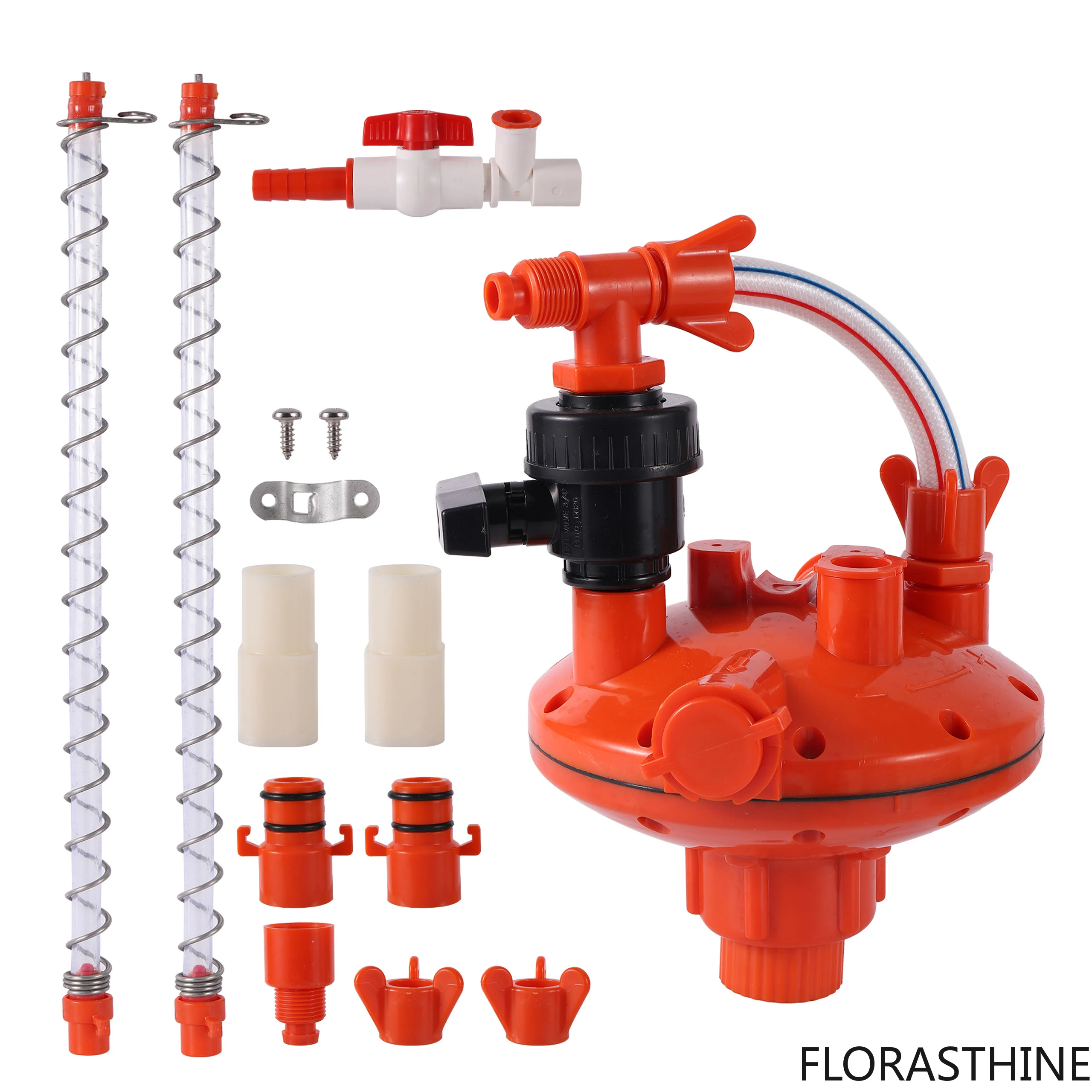 Poultry Farming System Water Line Water Pressure Automatic Pressure Regulating Buck Valve Regulator Poultry Feeding Supplies