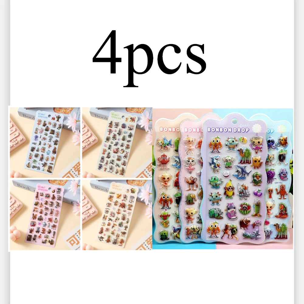 �y�Z�[�����z�C�^���A���u���C�����b�g3D���̃X�e�b�J�[4���Z�b�g�u�^���^���^���T�t�[���v�ʔ��������o�u���f�J�[����������h���L���[�gDIY�g�ѓ��LS