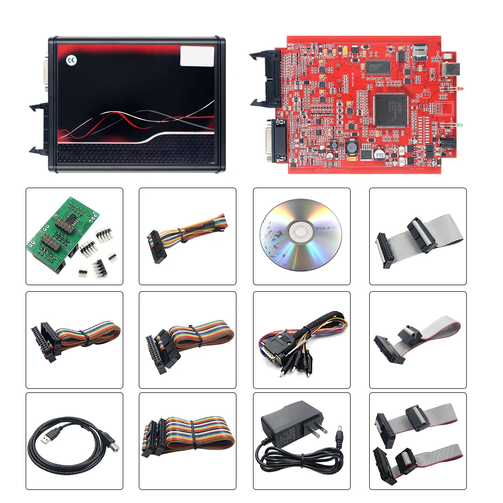 2023 Newest KESS V5.017 V2.80 Ktag V7.020 Master Version 4 LED Car ECU Programmer Tool OBD2 Unlimited Token Software BDM Frame