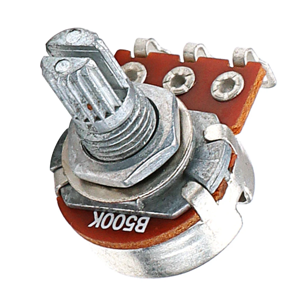 

1pcs 500K Potentiometer Volume Potentiometer 500K for Guitar Solid Shaft Mini Knob Volume Control Durable Metal PG217