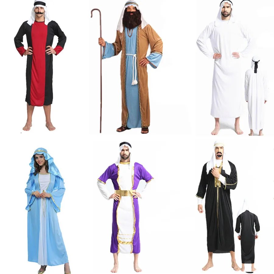 

Adults Men Arab Costume King Prince Dubai Clothing Carnival Dance Party Supplies Cosplay Birthday