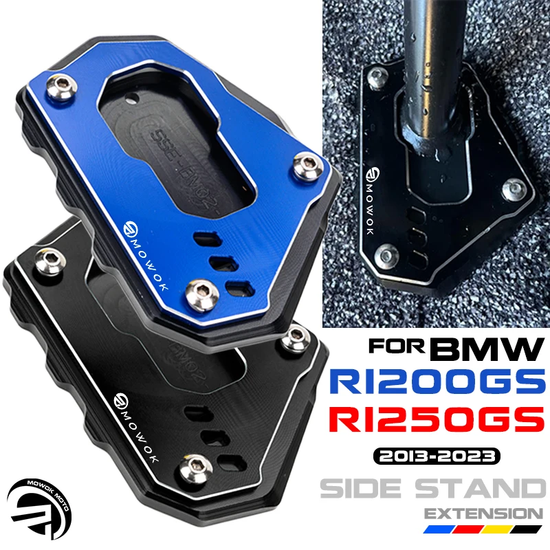 For BMW R1200GS  R1250GS Rallye HP R 1200 1250 GS ADVENTURE ADV LC GSA Motorcycle Accessories Kickstand Side Stand Enlarger Pad