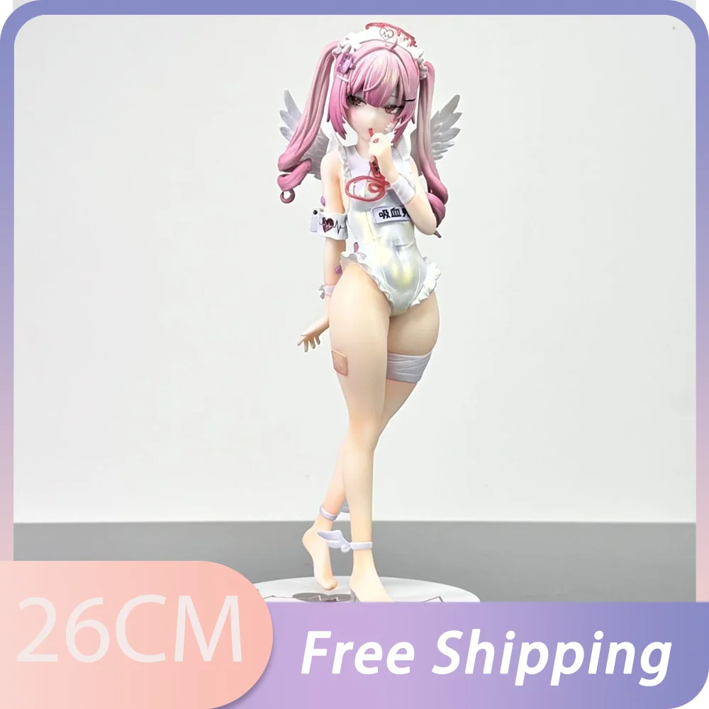 

NEW Bibi Buttons Figure Tsukuyomi Riko Intern Nurse 1/6 Anime Girl PVC Action Figure Toy Statue Adult Collection Model Doll Gift