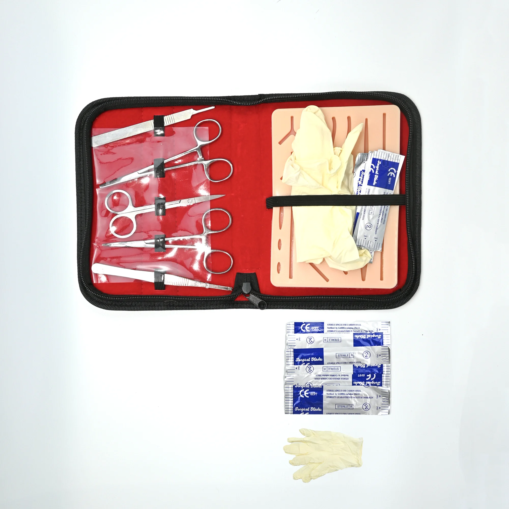 18Pcs Skin Suture Training Kit Medical Students Surgical Suture Practice Kit Surgical Skin Operate Suture Teaching Equipment
