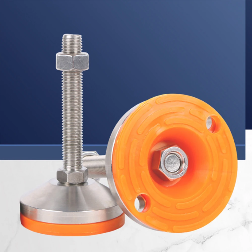 1Pcs D40-D100 M8 M10 M12 - M24 Adjustable Foot/Heavy Duty Foot Cup/Fixed Foundation Screw/Anti Slip Shock Absorber Support Foot