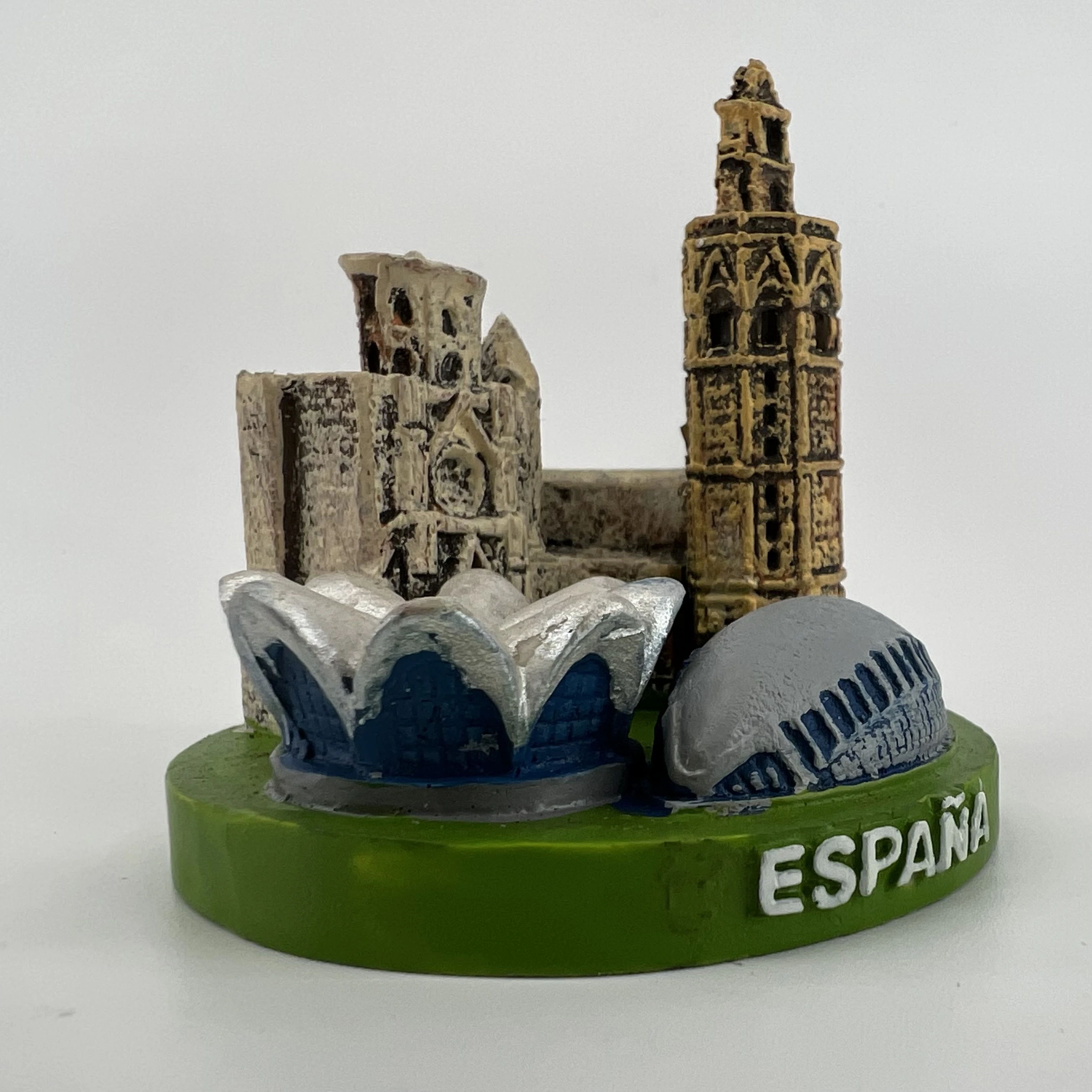 Spain Valencia Cathedral Valencia\'s Aquarium City of Arts and Sciences Ornament Stereo Resin Room Desktop Decoration Handicraft