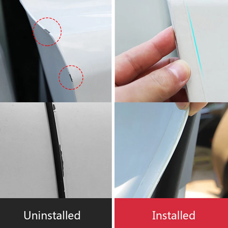 Transparent Car Door Protector Stickers Anti Scratch Nano Tape Auto Trunk Sill Sticker Scuff Protector Film Door Edge Protective