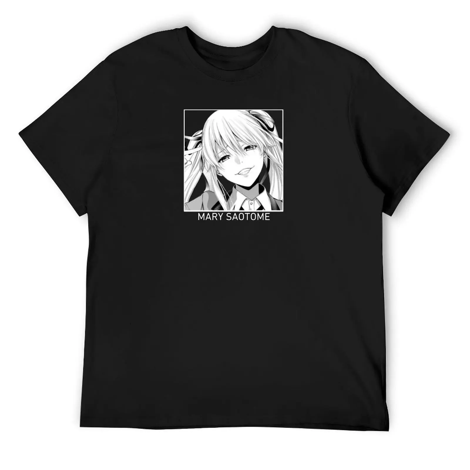 

Mary Saotome Kakegurui T-Shirt heavyweights anime t shirts summer tops blanks black t-shirts for men