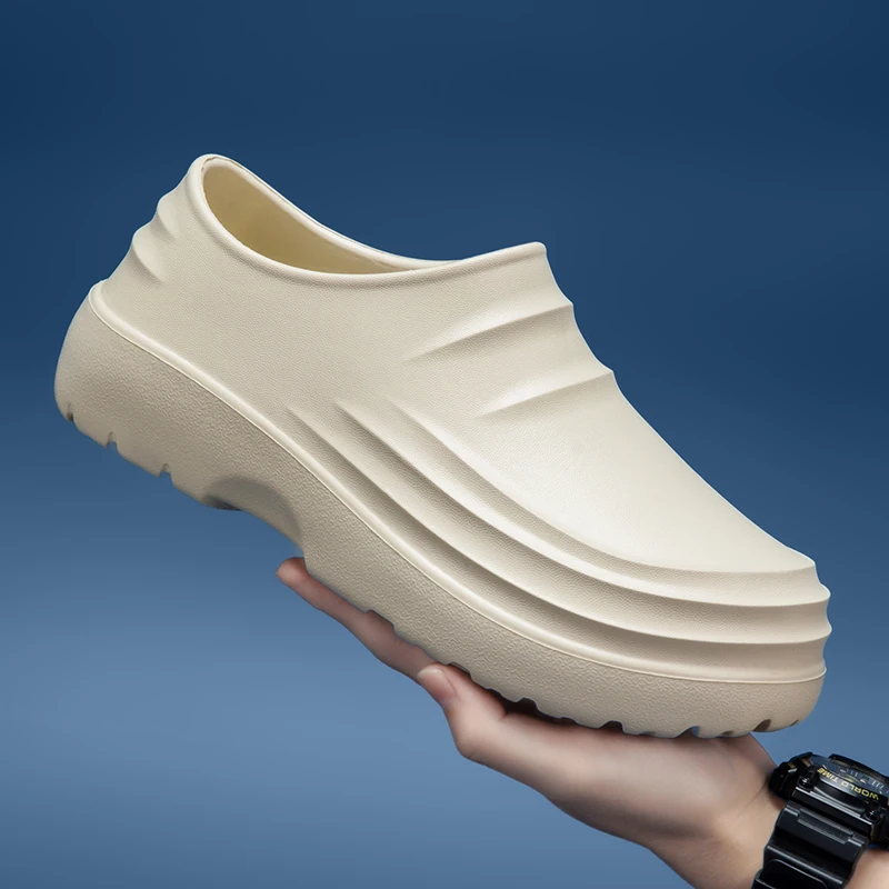 

Men's and Women's Chef Shoes Summer Sandals Couple Waterproof Shoes Men Kitchen Shoes Women Chef Shoes EVA Man Casual Shoes