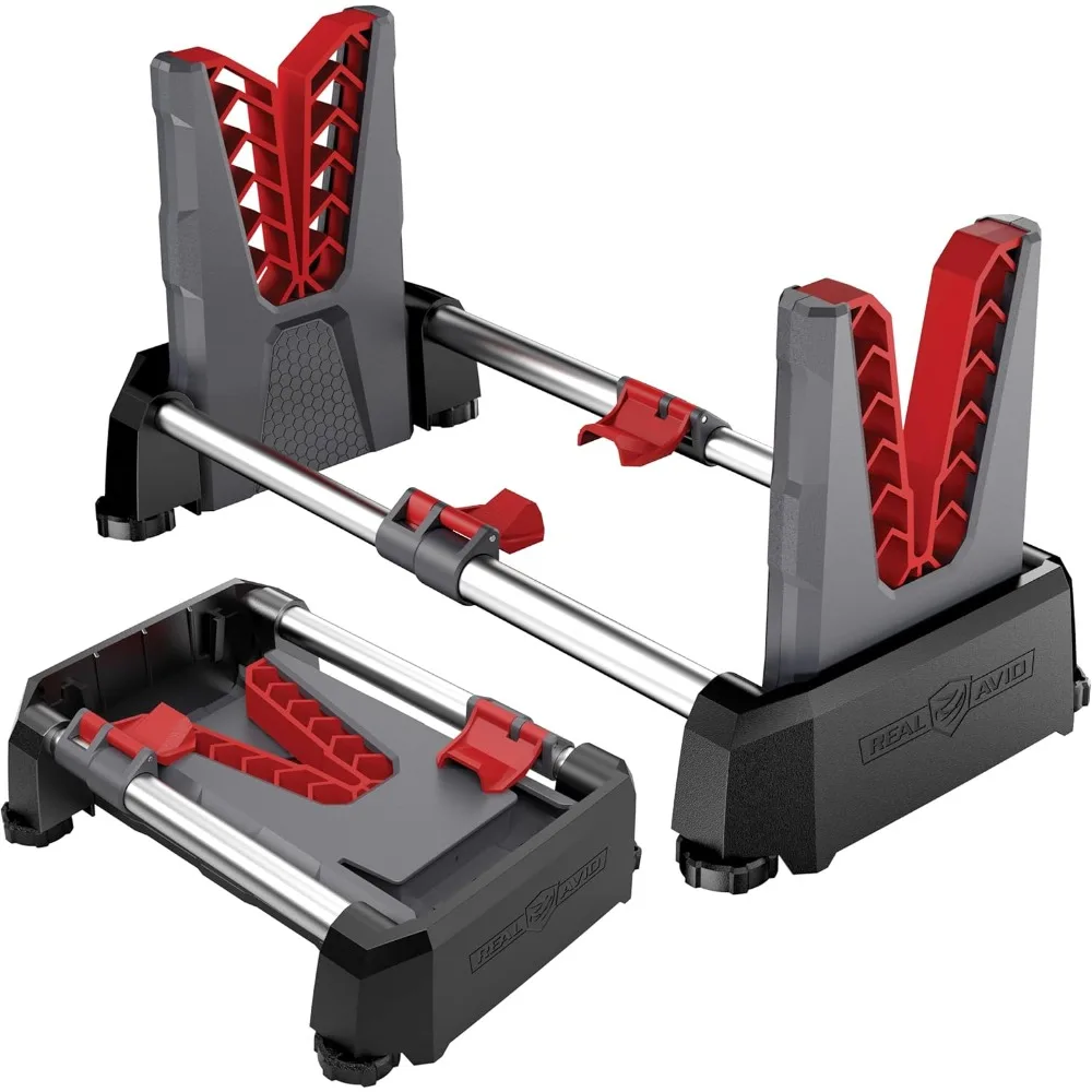 

Складная подставка для винтовки, портативные тиски для стрельбы, регулируемая высота для охотничьих рушниц, чистка, обслуживание, красный цвет