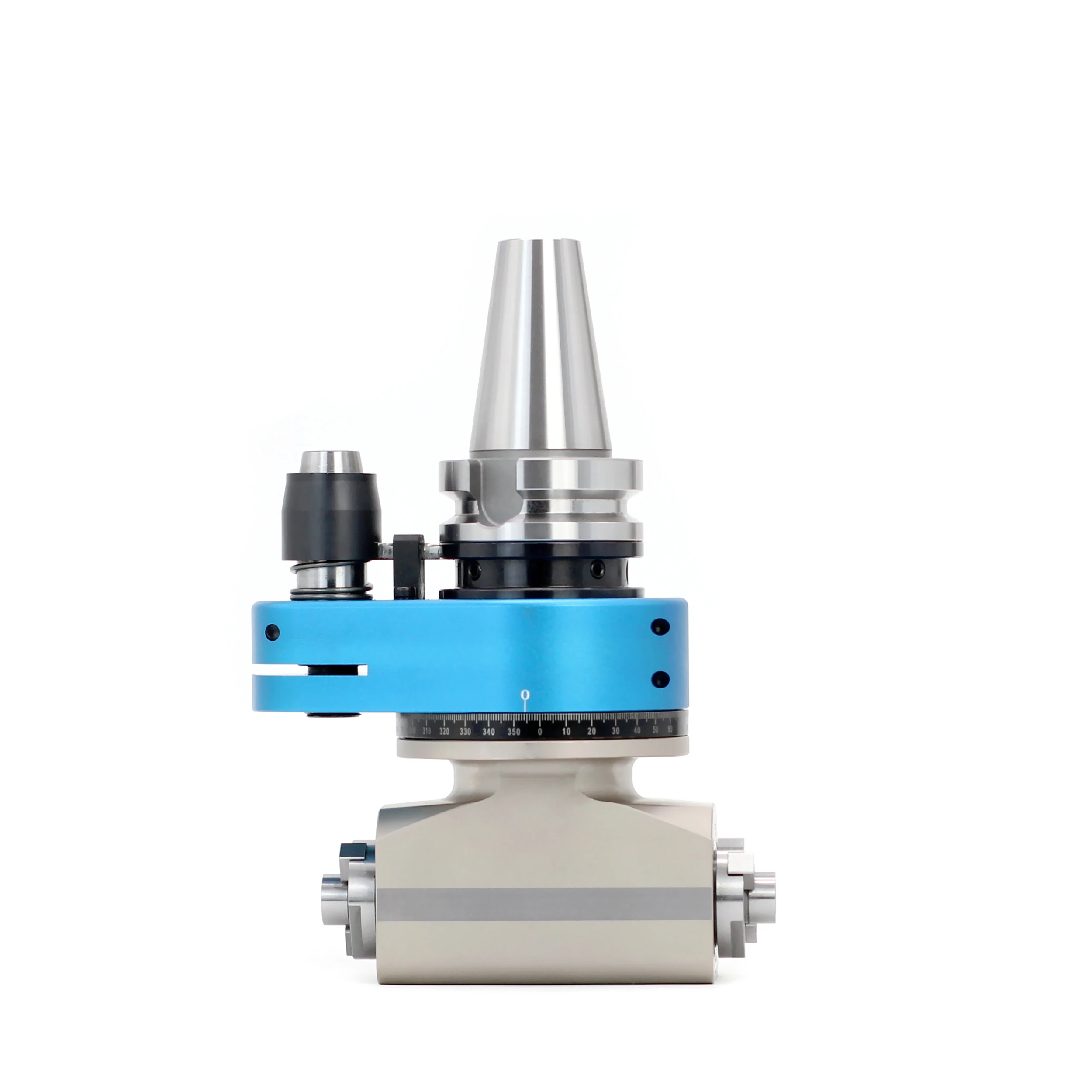 Cabeça de fresagem micro transversal leve BT40 HSK63A lateral com cabeça de ângulo de saída bidirecional para fresadora