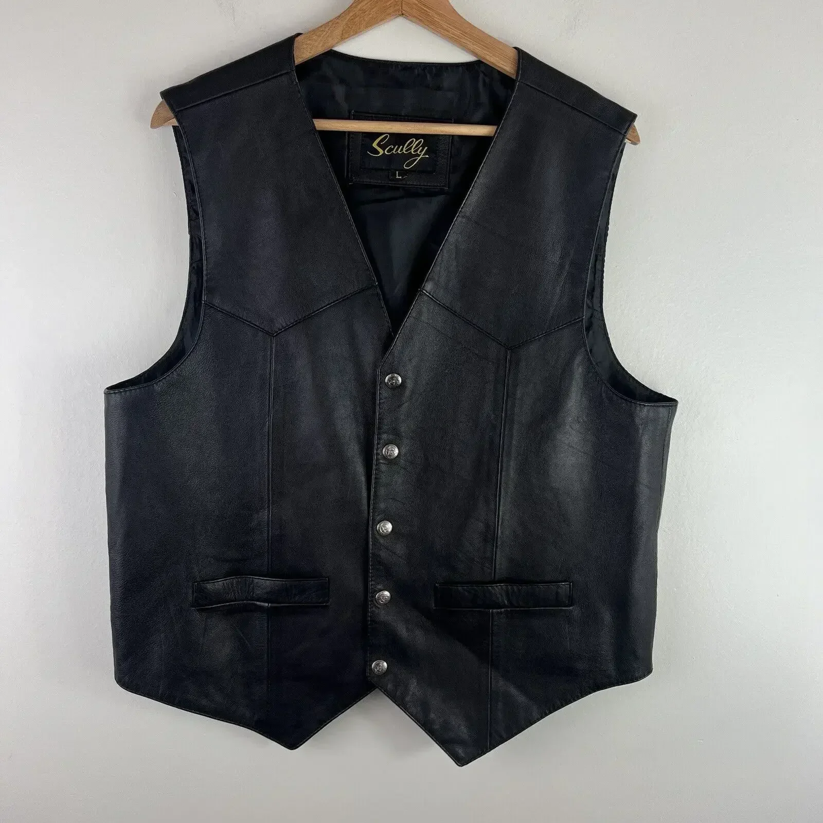 Men Vest Black Biker Motorcycle Hip Hop Waistcoat Male Faux Leather Punk Spring Sleeveless Leather Vest Plus Size Loose Casual view 2