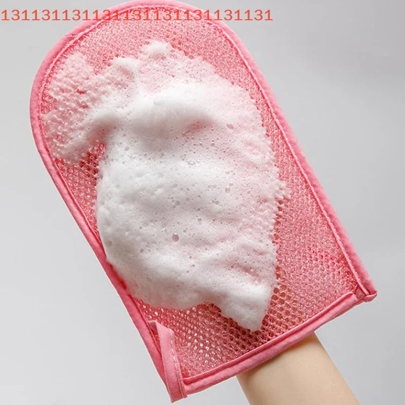 

Перчатки для ванны унисекс, отшелушивающая щетка для душа, пена, массажный скраб для тела, варежка для удаления омертвевшей кожи, полотенце, мягкий силикон для тела Clea