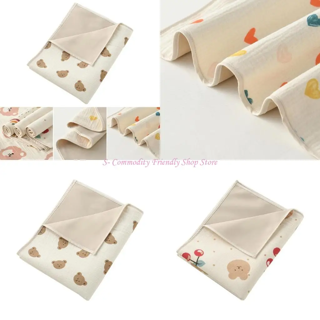 

85ae портативные детские подгузники Защитник многоразового водонепроницаемого водонепроницаемого хлопка мочи.