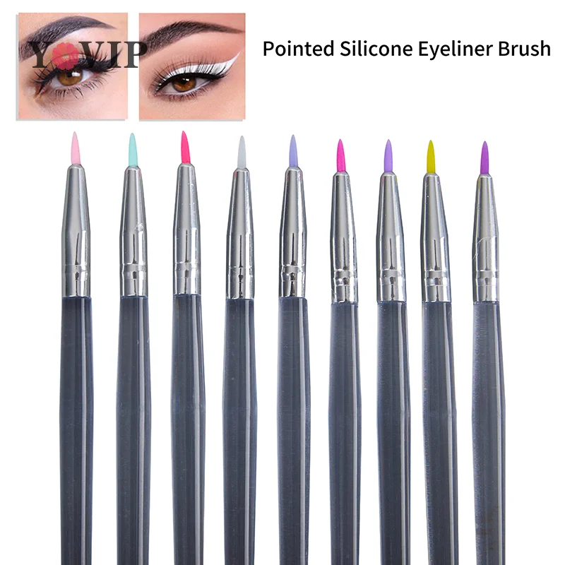 Pennello correttore in Silicone a punta multifunzione strumento per Eyeliner Super Fine strappo attraverso macchie di Acne pennello pennello per pittura per unghie