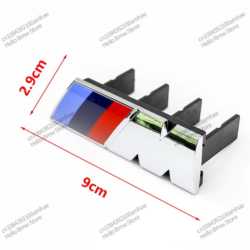 BMW M için Logo X1 X2 X3 X4 X5 X6 F48 G01 E84 E83 F39 F10 F30 F30 G07 G86 G80 G60 E60 E46 3D araba ön izgara rozeti amblem