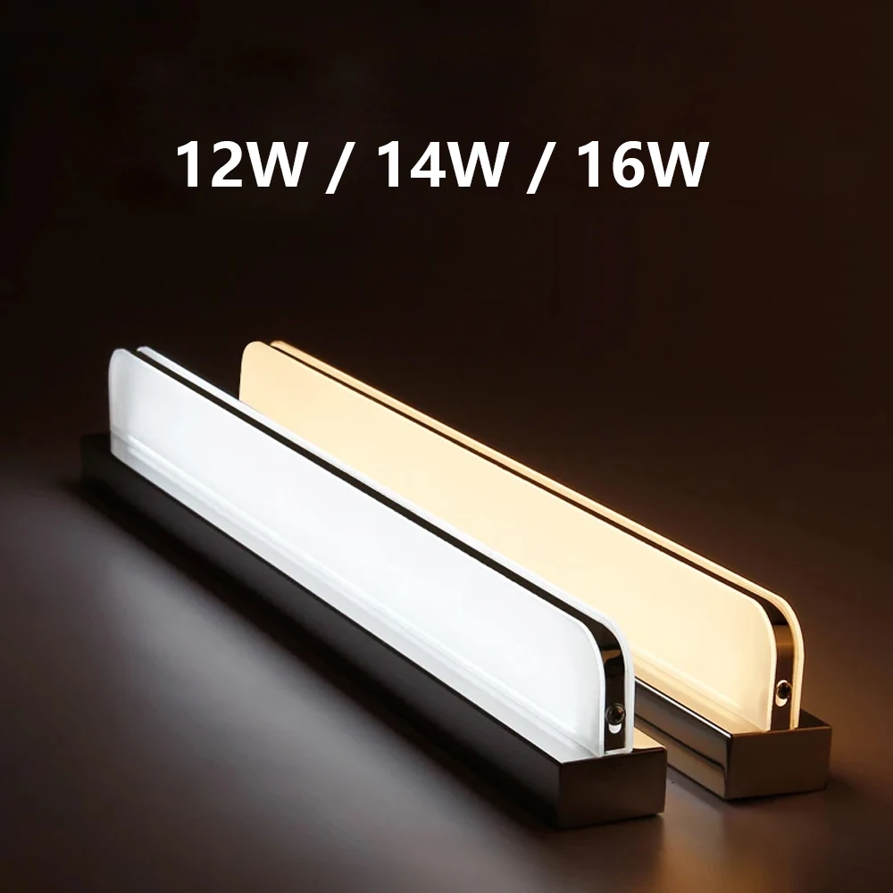 Mirror Light LED Wall Light Waterproof for Sconce Lamp Bathroom Cabinet Light Makeup Front Lights  Kitchen Indoor Lighting