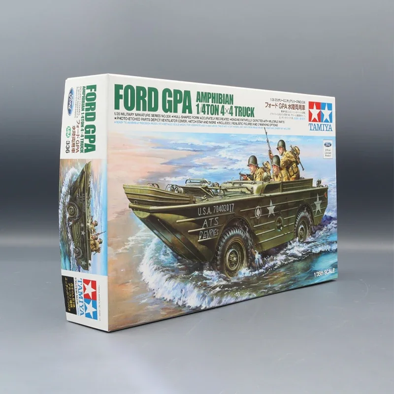 

Наборы для сборки моделей TAMIYA 35336, грузовик-амфибия GPA 1/4 тонны 4x4, масштаб 1/35