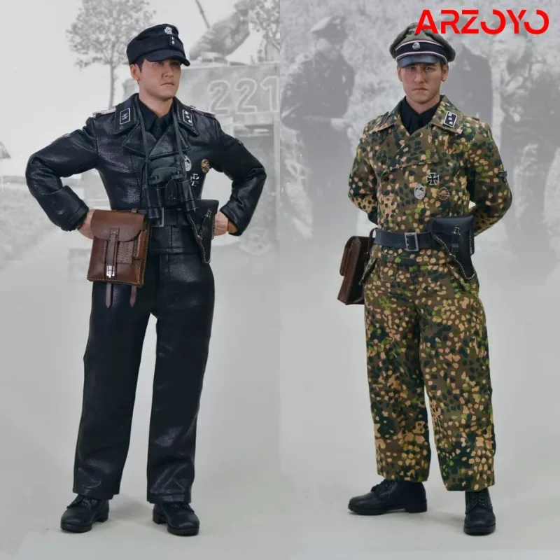 

UJINDOU UD9027 1/6 WWII Panzer Officer Action Figure 12'' Male Soldier Action Figurine Model Toy for Collection