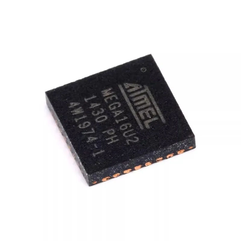 2 قطعة العلامة التجارية الجديدة الأصلي ATMEGA16U2-MU QFN-32 متحكم 8 بت متحكم AVR 512x8