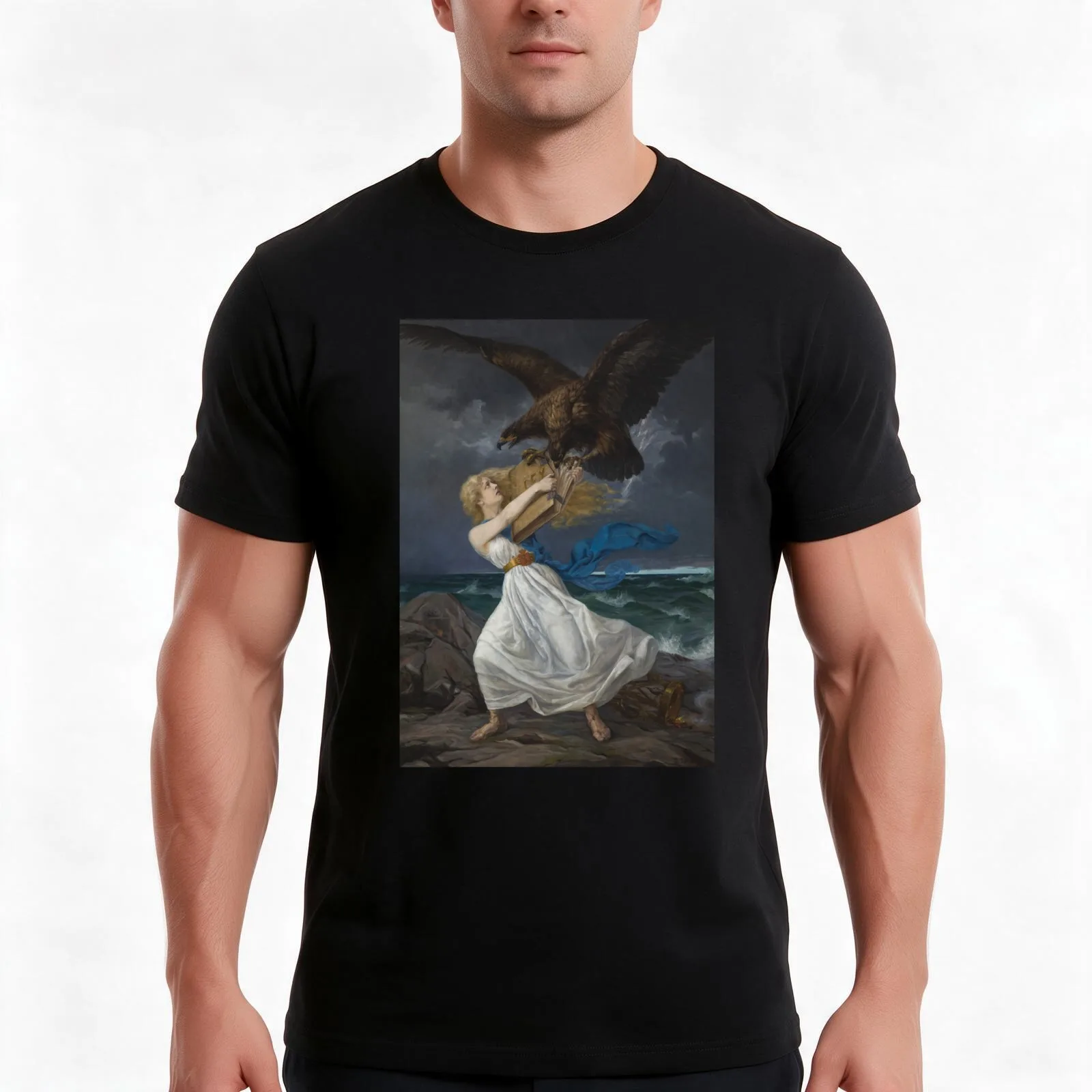 The Maiden of FinlandSuomi Neitos T-Shirt, Summer Casual Cotton Tee, Oversized Streetwear Tops, Vintage Graphic Print