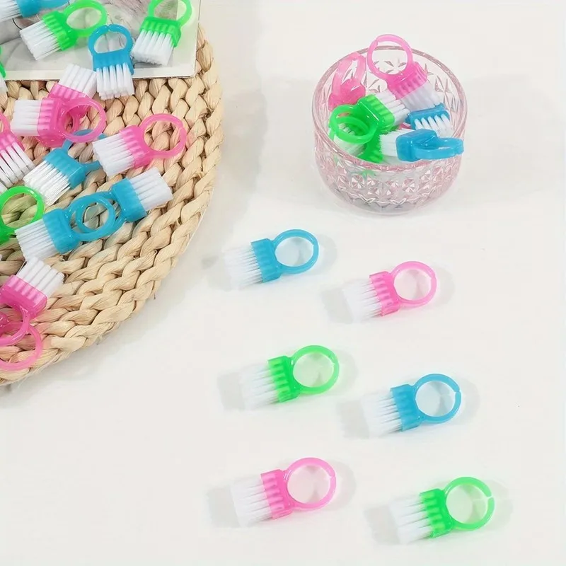 23 pcs Soft Fine Bristles Ring Cleaning Brush, great for Keyboard Dusting, Random Color Assortment, Small Crevice Cleaning