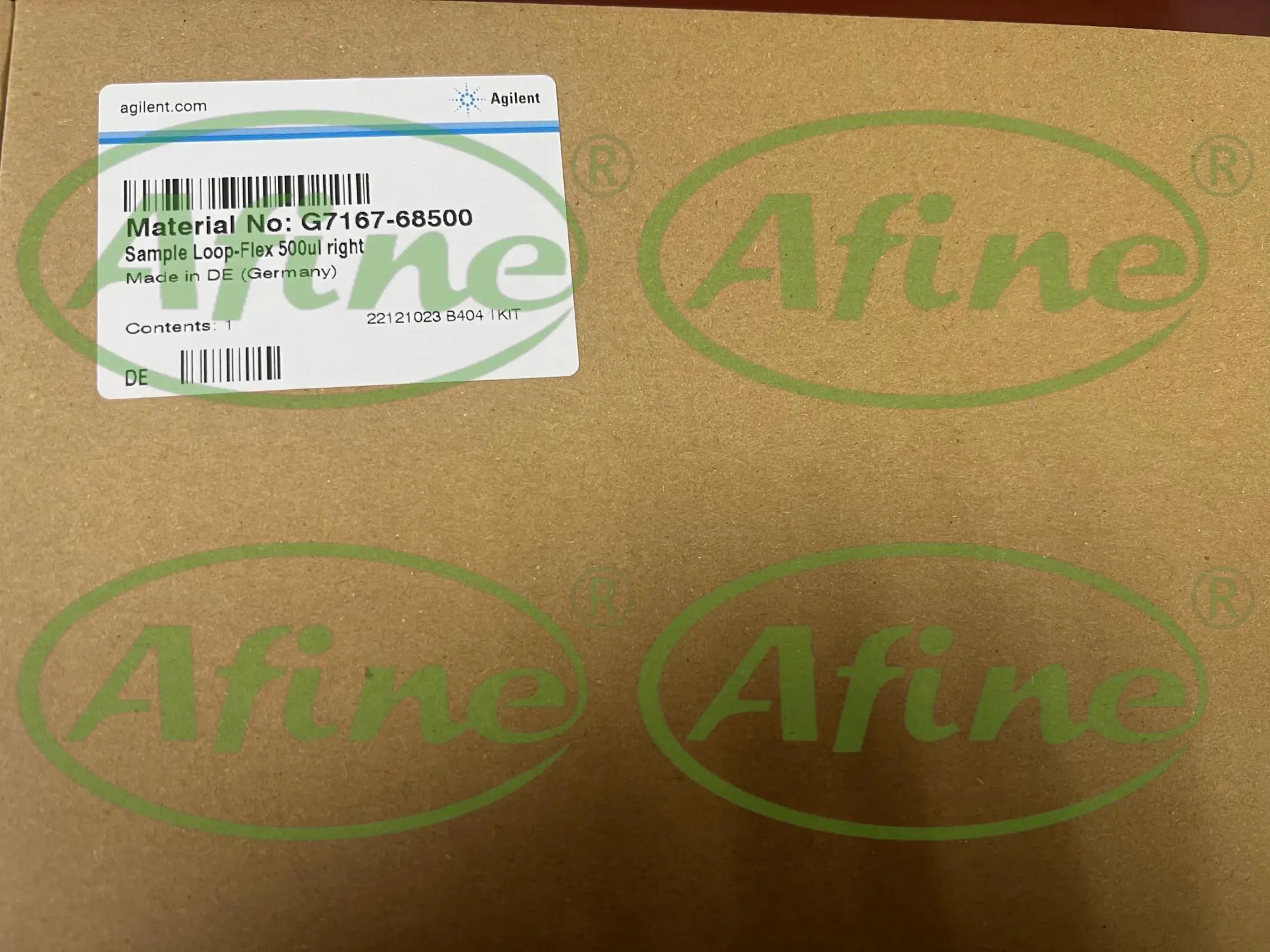 AFINE Agilent Quantification Loop Capillary, G7167-68500 Stainless Steel 500 µL for G7167A/B Multisampler Dual Needle Tip