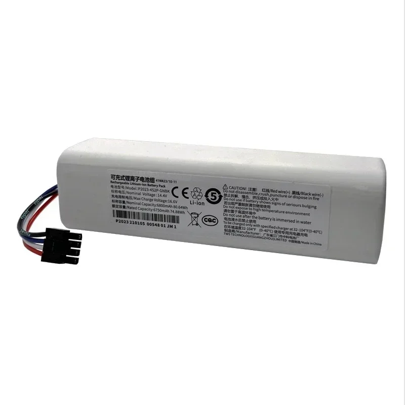 P2008-4S2P-MMBK Batteria di ricambio originale per Dreame F9 D9 L10 Pro Plus RLS3 RLS5 RLS5L RLS5D Accessori parti