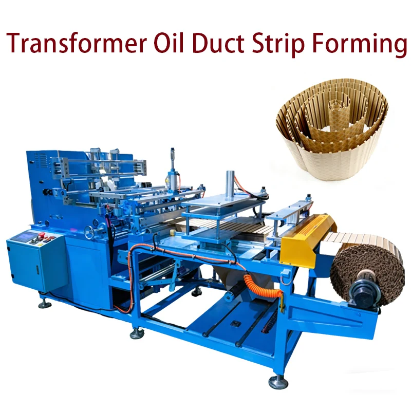 Automatic Transformer Oil Duct Sticking Bonding Strip Forming Machine for Transformer Insulation Production